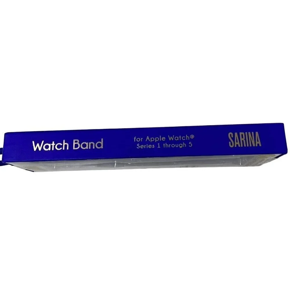 SARINA SILICONE SPIRIT BAND FOR APPLE WATCH 38/40mm ROYAL BLUE NEW IN PACKAGE